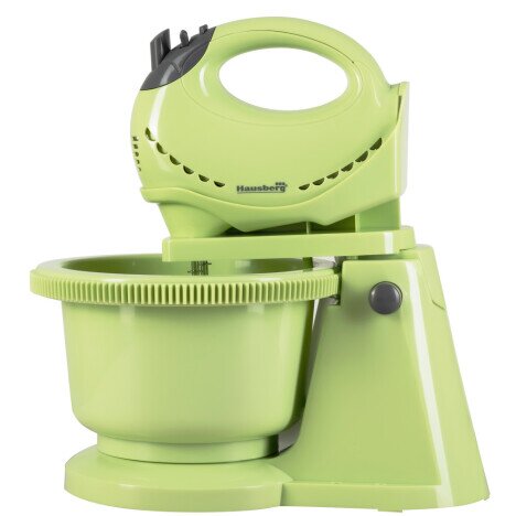 Mixer cu bol rotativ Hausberg HB-3519VR,Capacitate 2L,Putere 300W,Verde